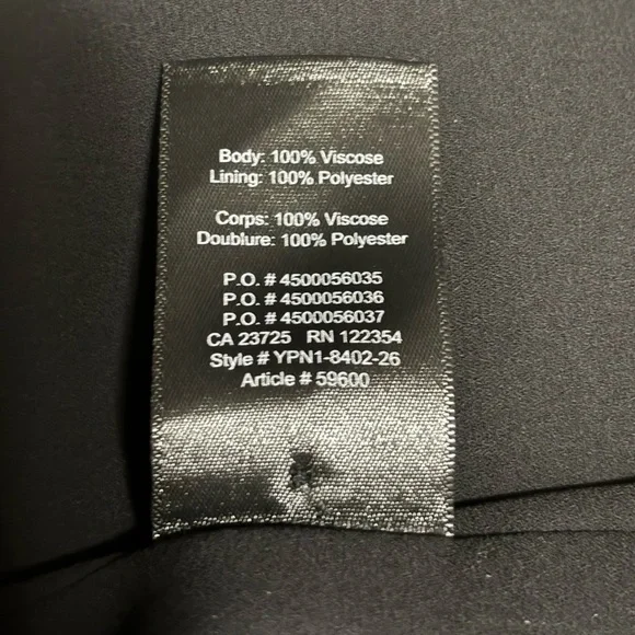 Aritzia BABATON Harold Sleeveless Maxi Dress Front Slit Split Hem Black Size XS - Picture 12 of 12